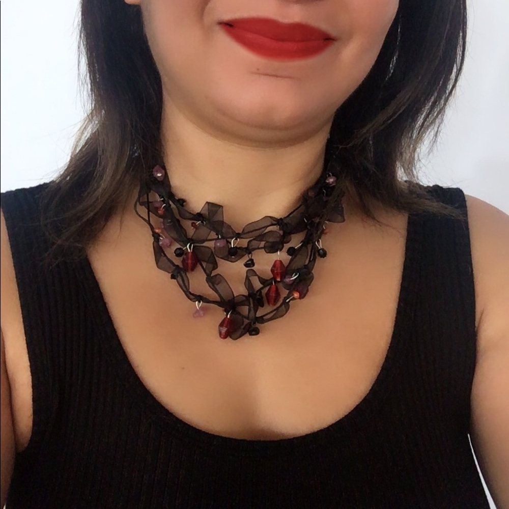 Lollipops Paris tulle necklace